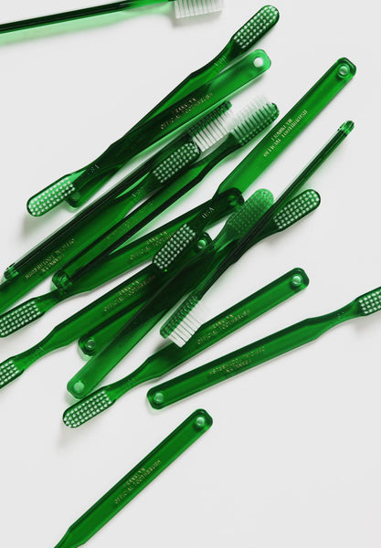 green toothbrush