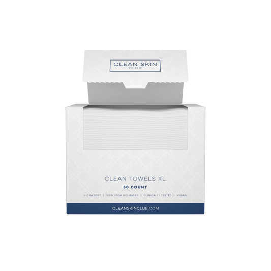 Clean Skin Club Essentiels 50 Count Clean Towels XL