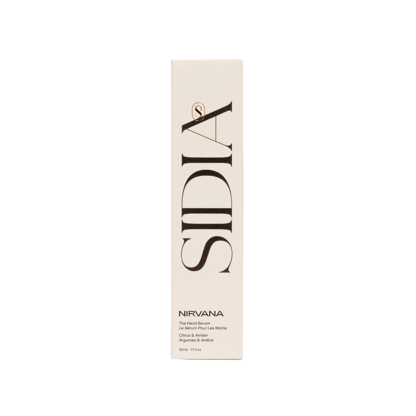 Sidia Nirvana product packaging on a white background