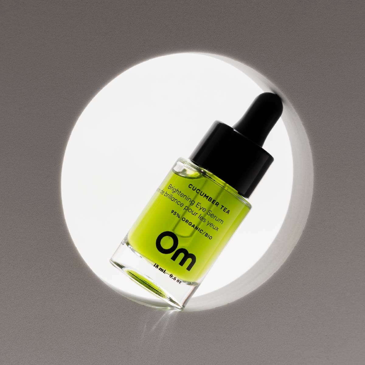 Om Organics Skincare Essentiels Cucumber Tea Brightening Eye Serum