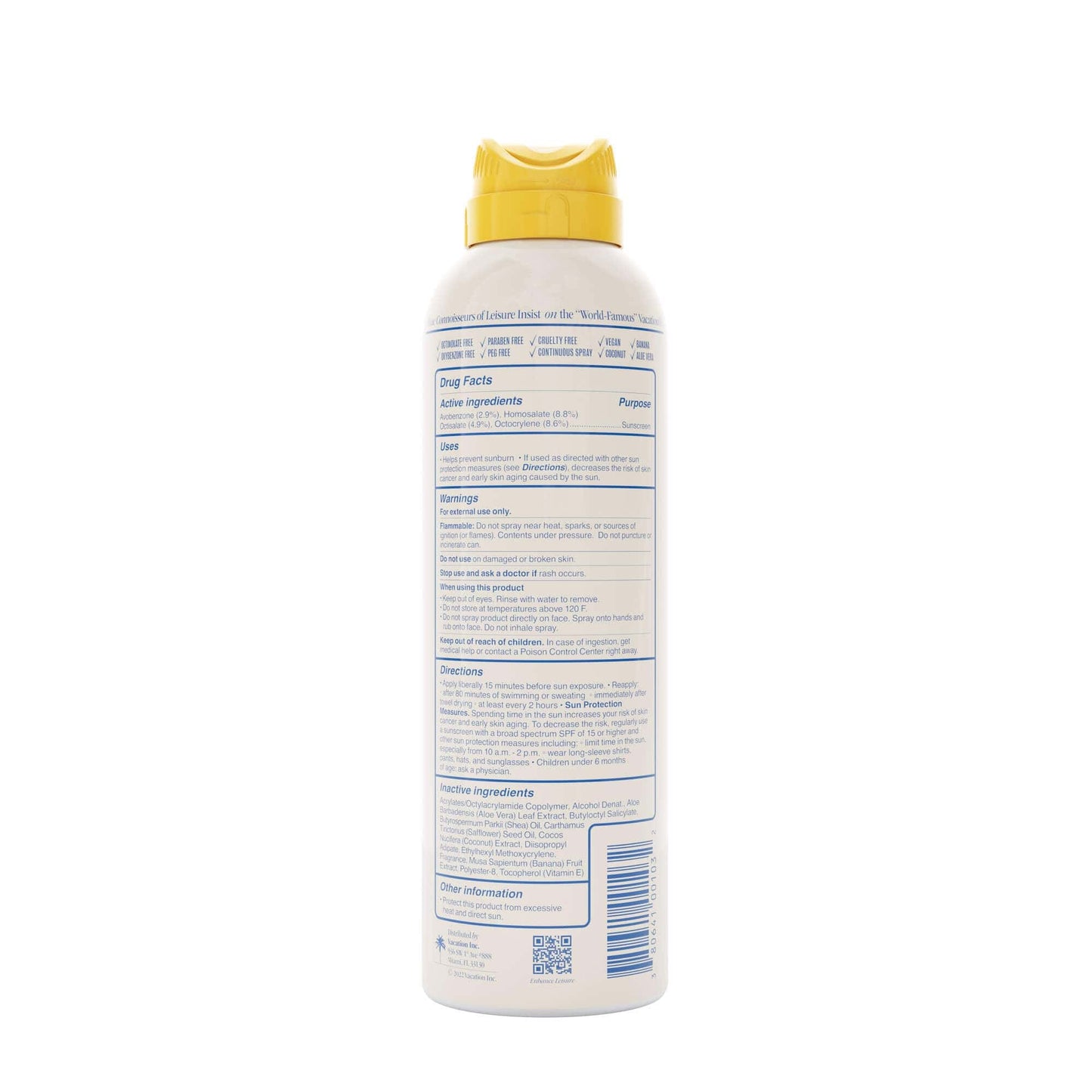 Vacation® Sunscreen Classic Spray SPF 50