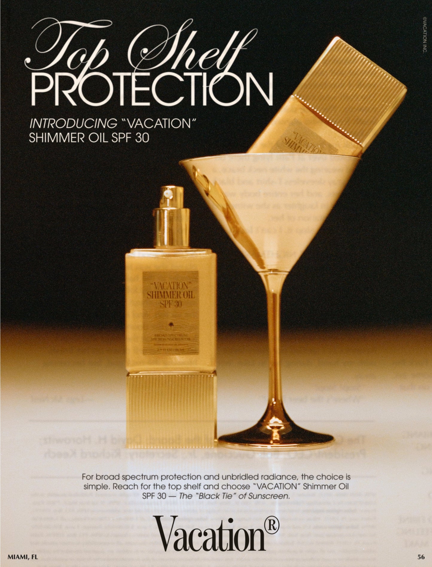 Vacation® Sunscreen Shimmer Oil SPF 30
