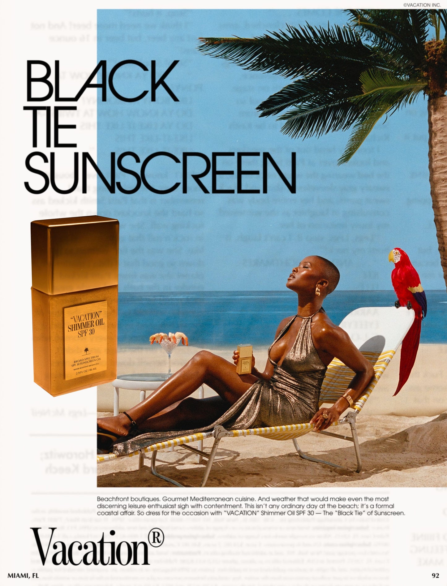 Vacation® Sunscreen Shimmer Oil SPF 30