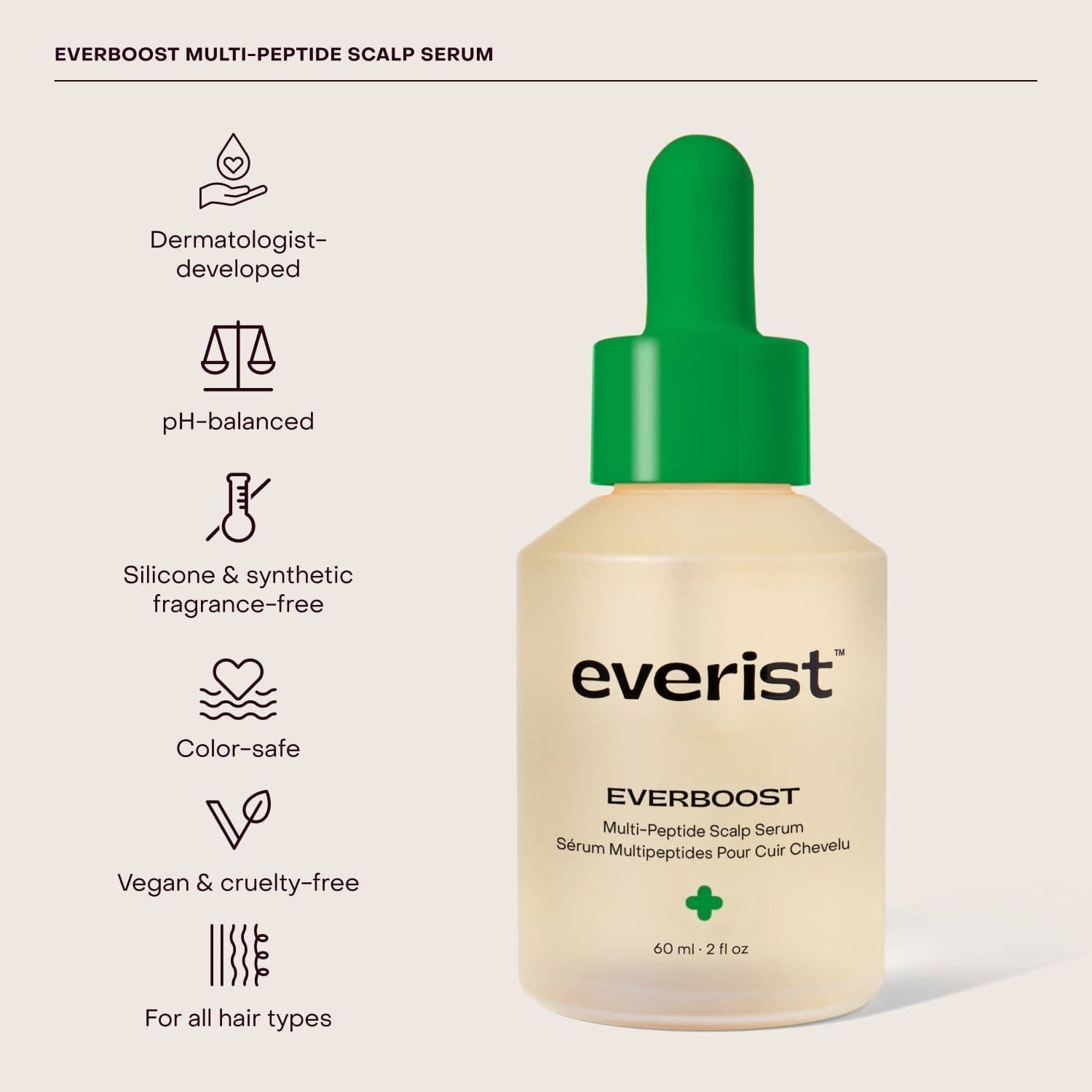 Everist EverBoost Multi-Peptide Scalp Serum