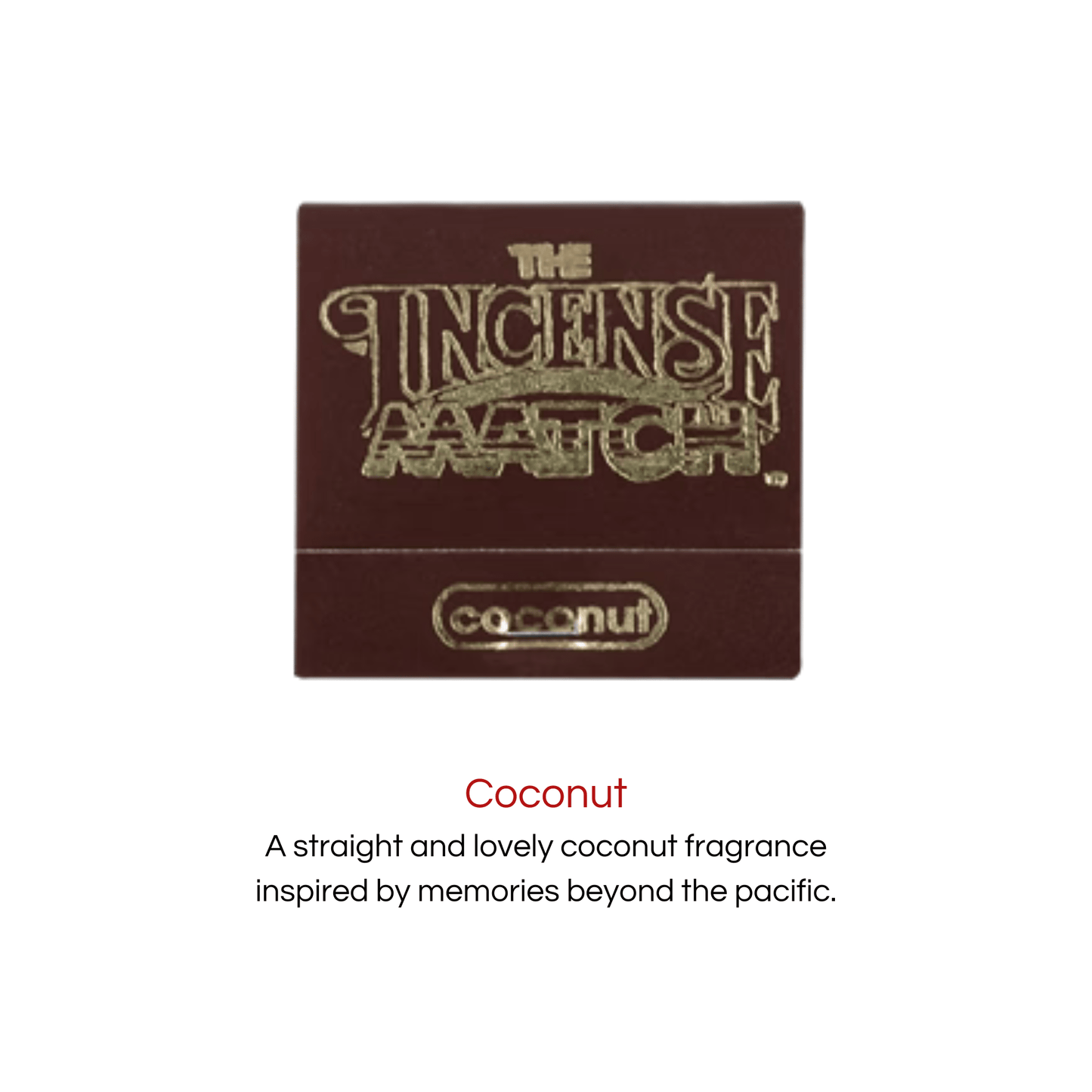 Incense Match Incense Coconut The Incense Match