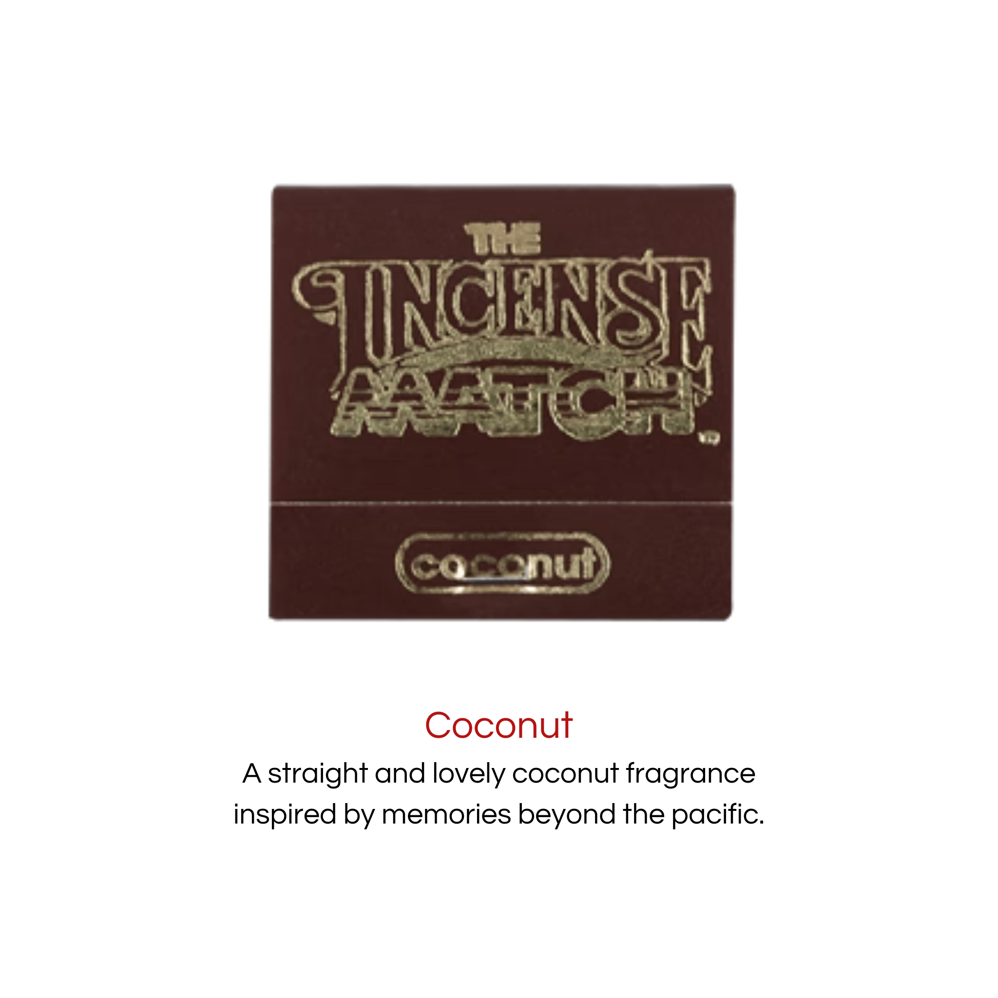 Incense Match Incense Coconut The Incense Match