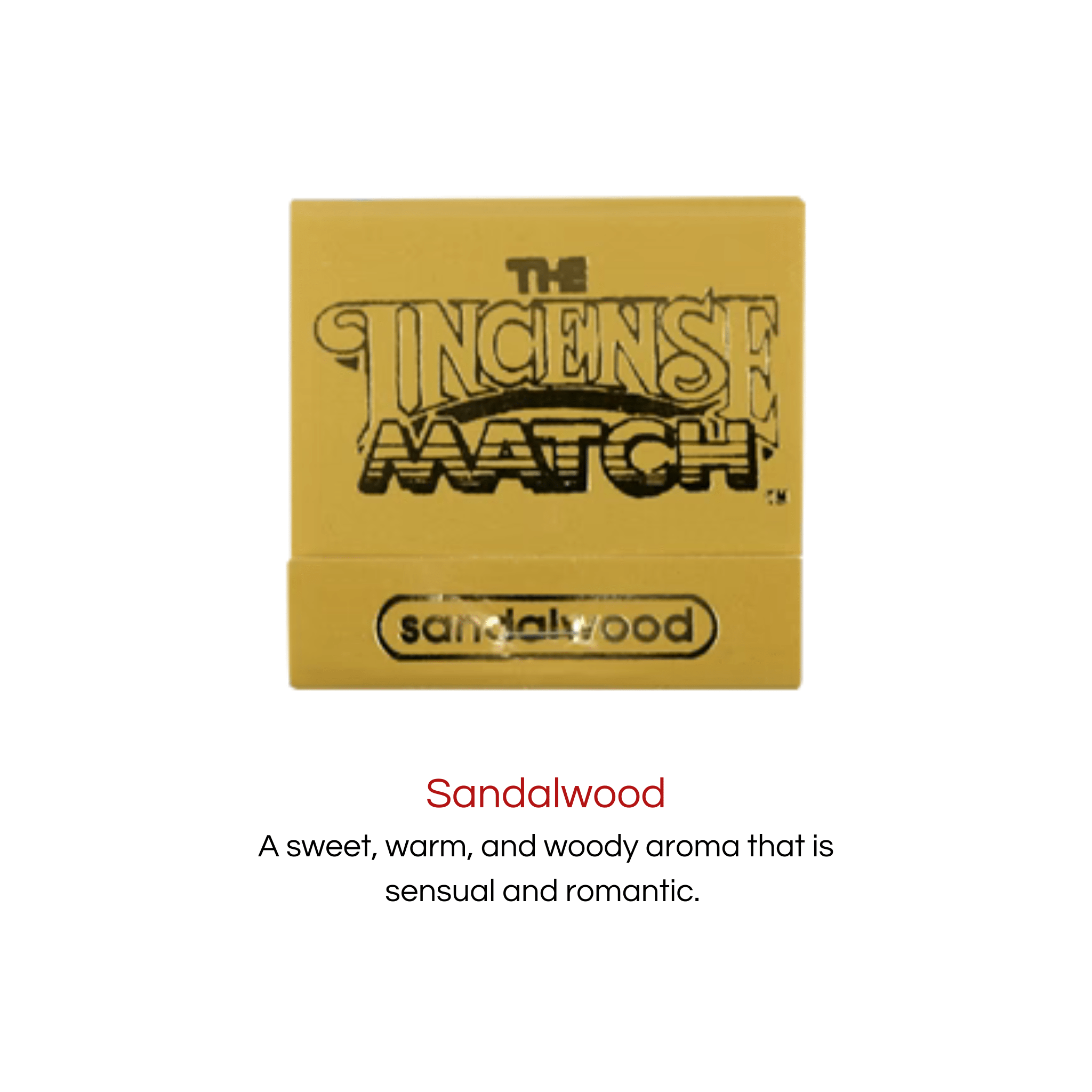 Incense Match Incense Sandalwood The Incense Match