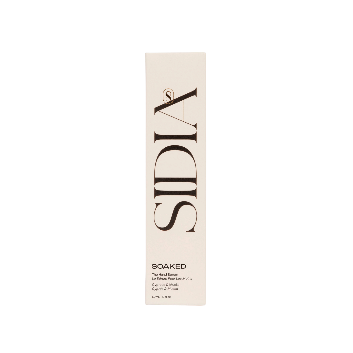 Sodia skincare product packaging on a white background