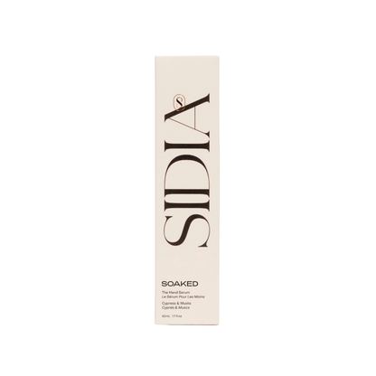 Sodia skincare product packaging on a white background