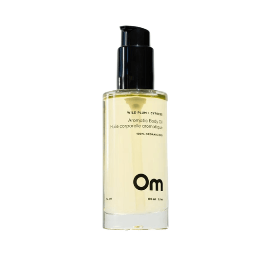 Om Organics Essentiels Wild Plum + Cypress Aromatic Body Oil