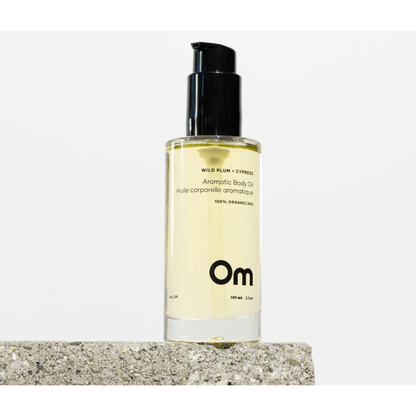 Om Organics Essentiels Wild Plum + Cypress Aromatic Body Oil