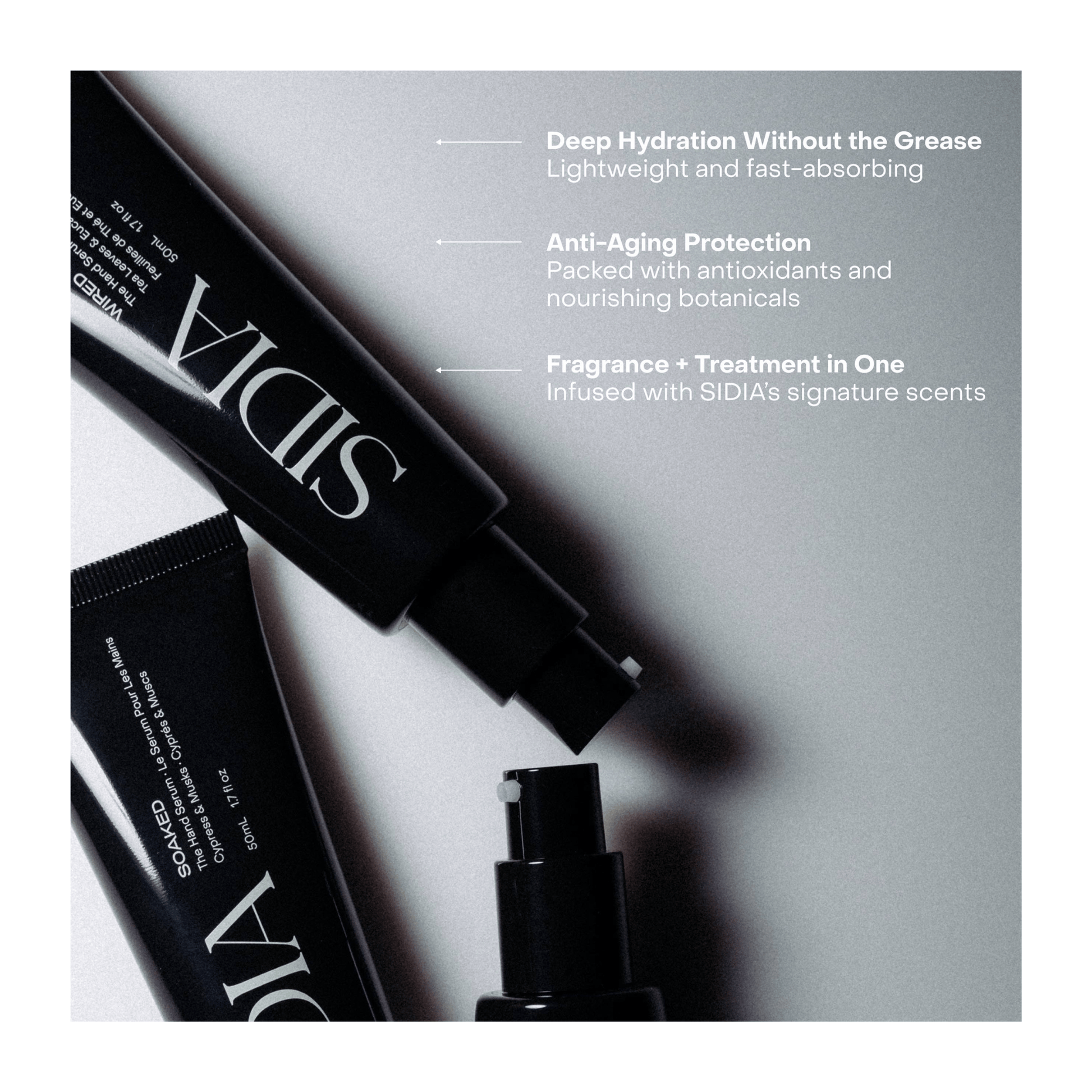 SIDIA Essentiels The Hand Serum Trio