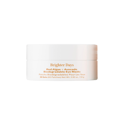 Three Ships Essentiels Full Size Brighter Days Algae & Avocado Biodegradable Eye Masks