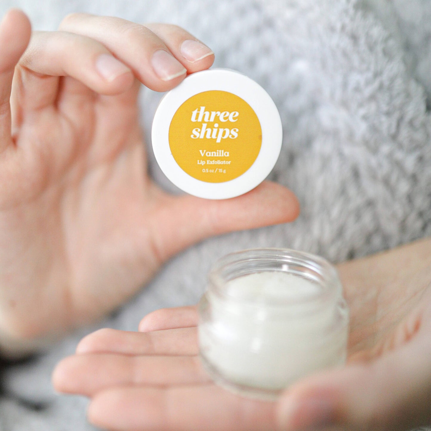 Three Ships Essentiels Vanilla Lip Exfoliator