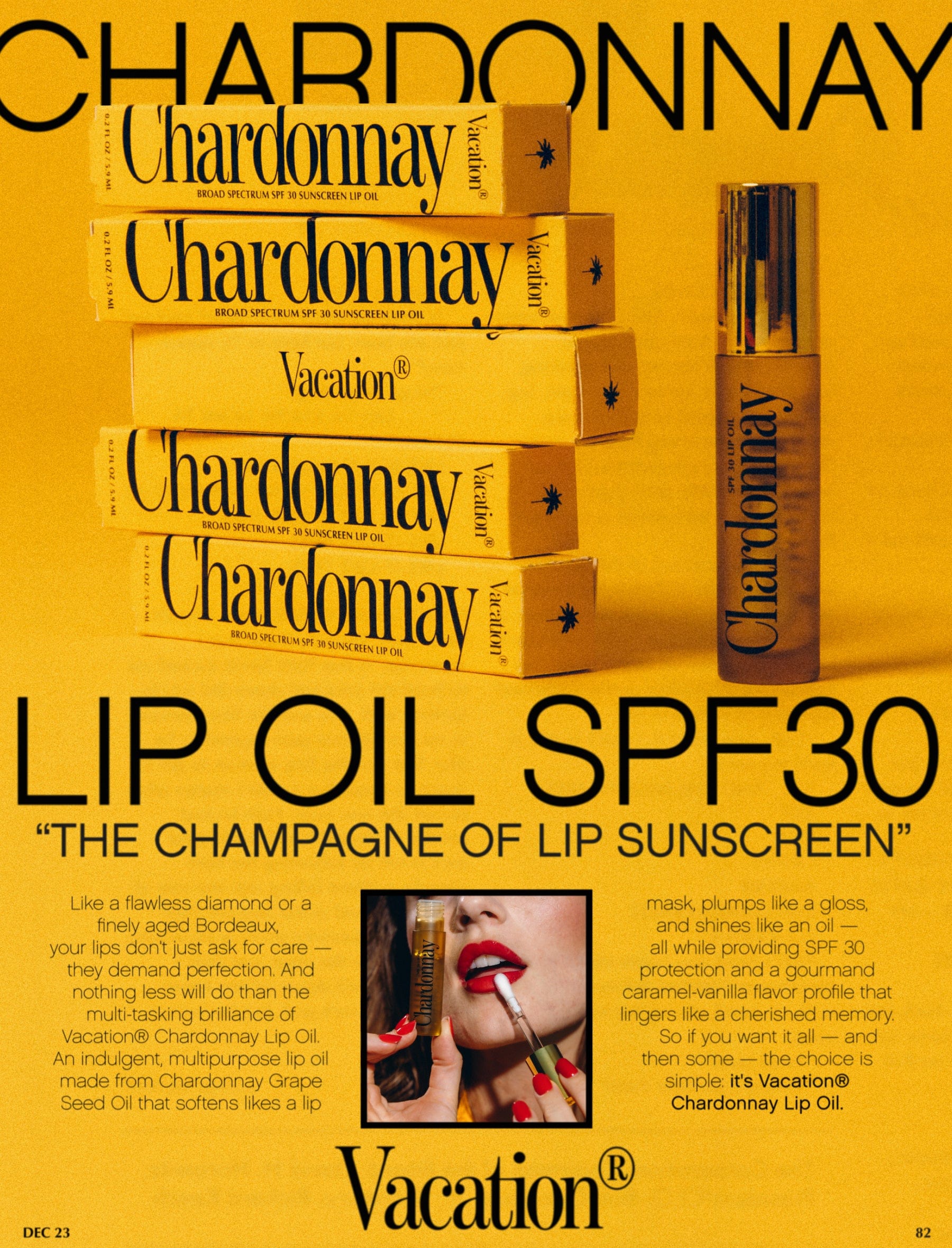 Vacation® Lip Oil Chardonnay Lip Oil SPF 30