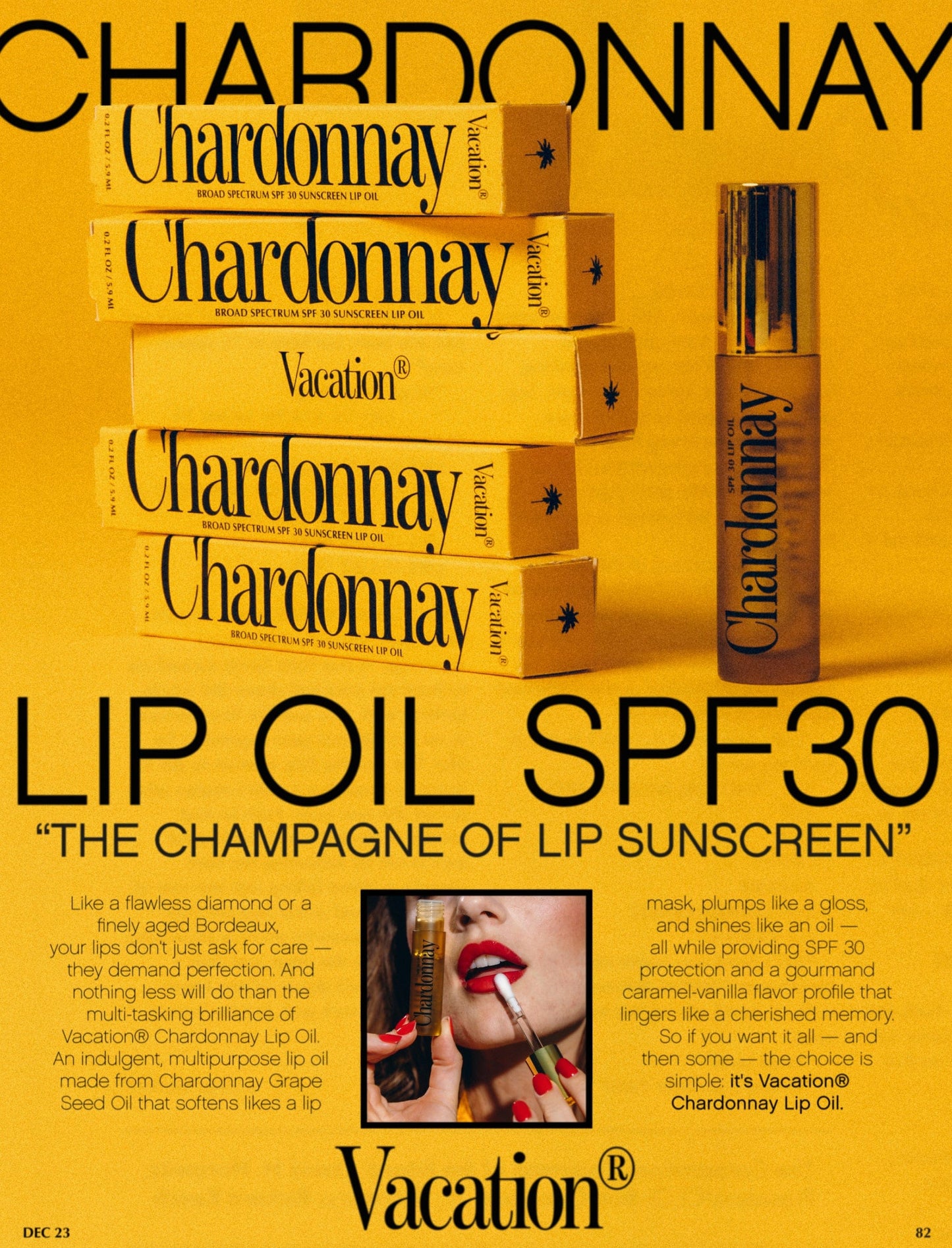 Vacation® Lip Oil Chardonnay Lip Oil SPF 30