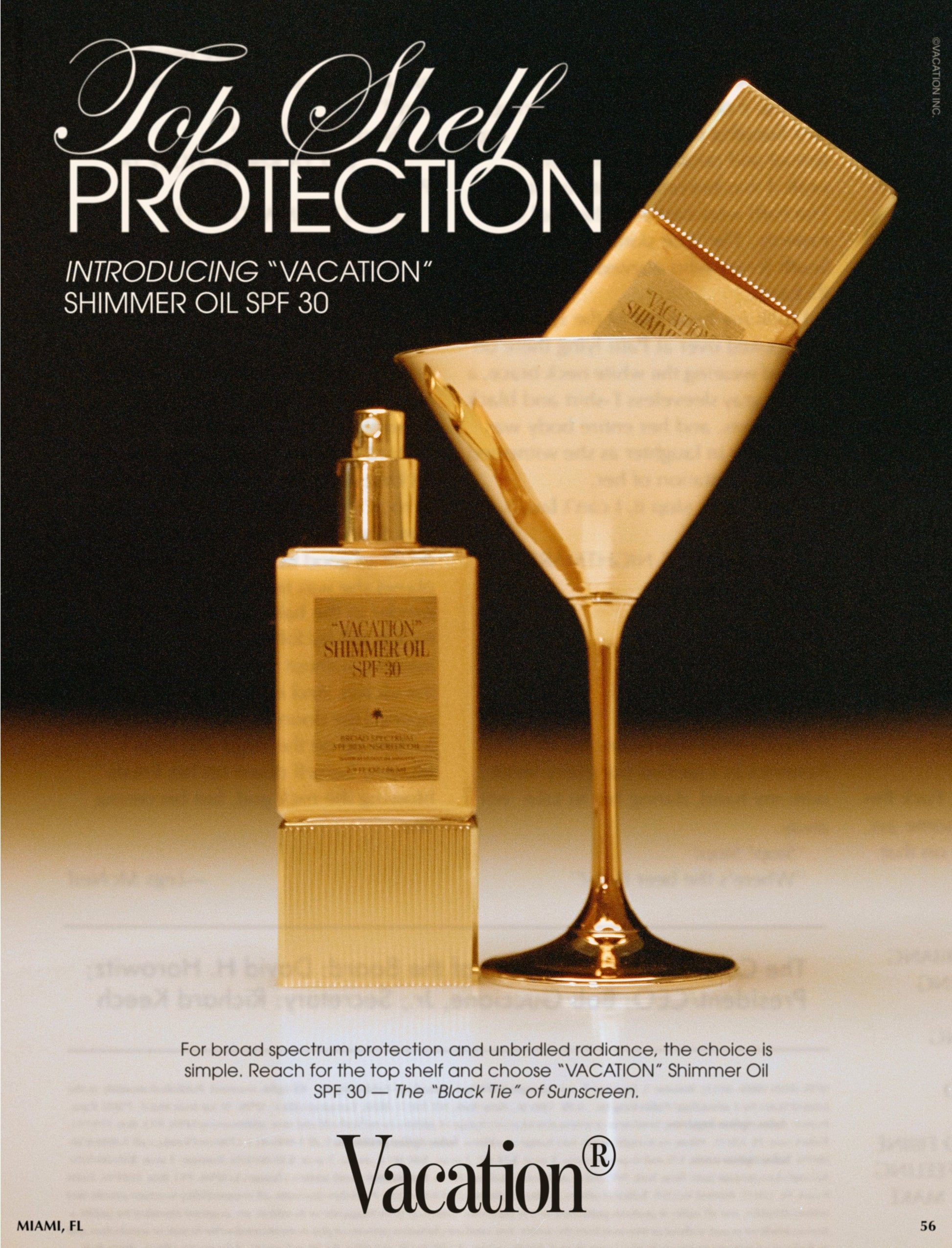 Vacation® Sunscreen Shimmer Oil SPF 30